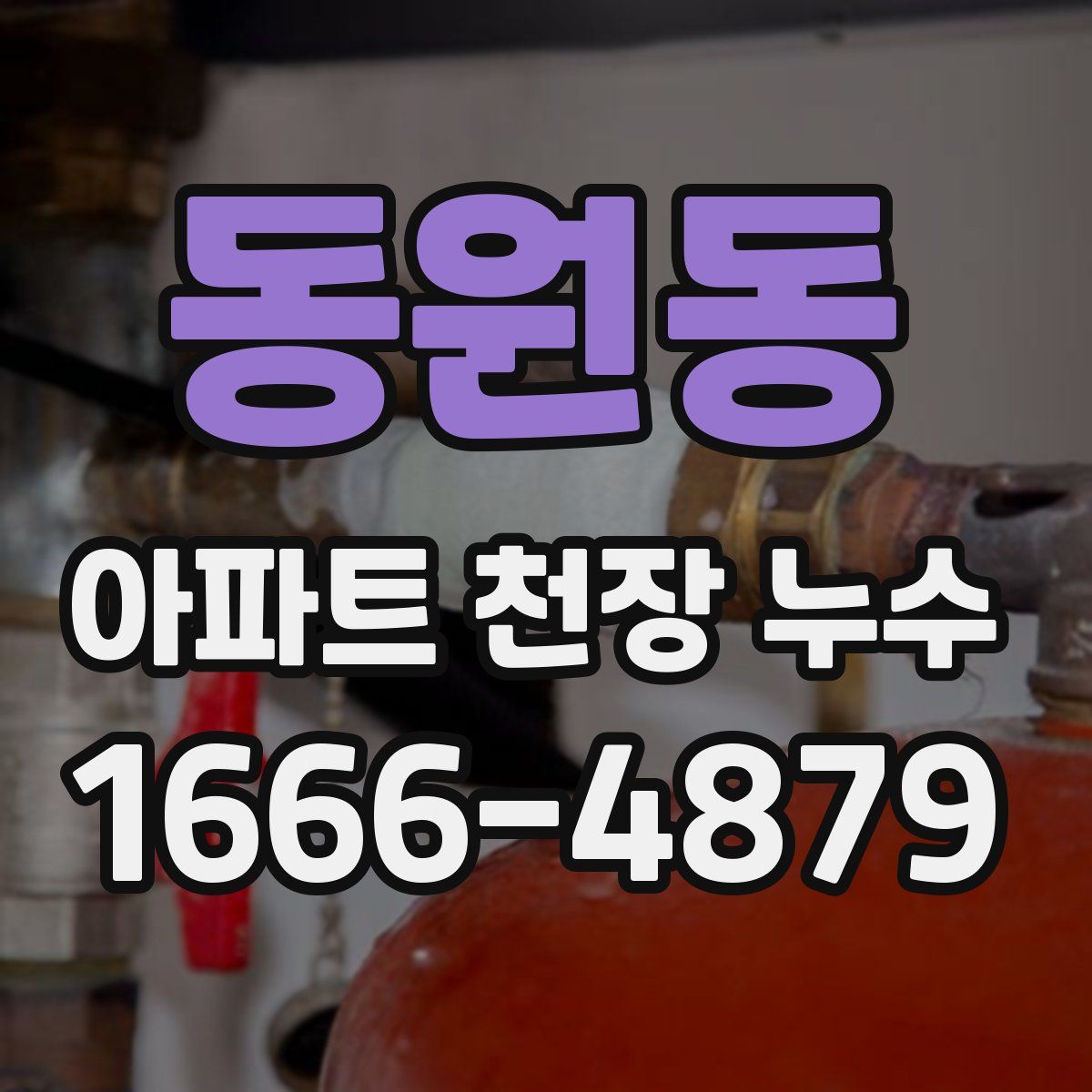 동원동 아파트 천장 누수