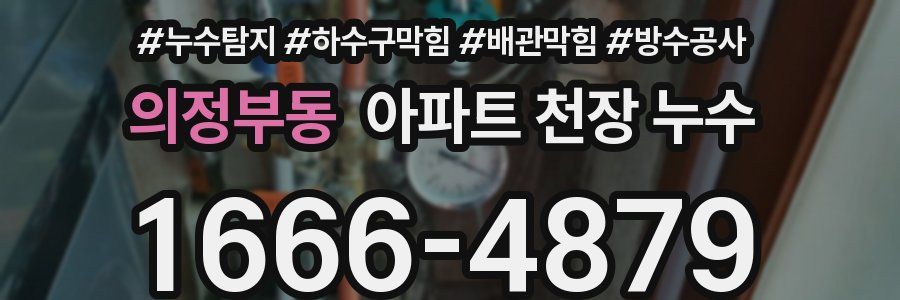 의정부동 아파트 천장 누수