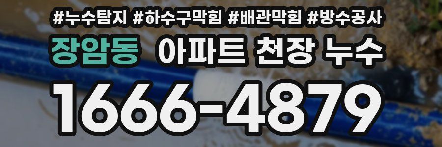 장암동 아파트 천장 누수