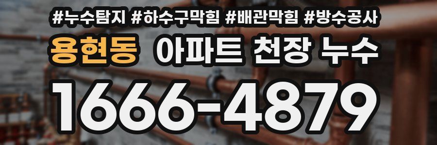 용현동 아파트 천장 누수