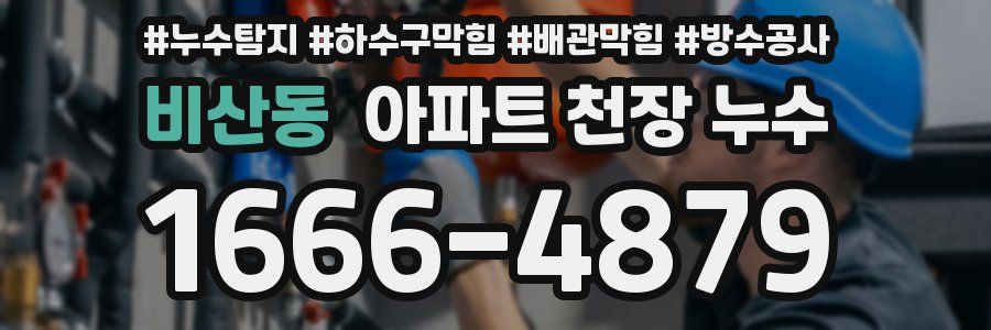 비산동 아파트 천장 누수