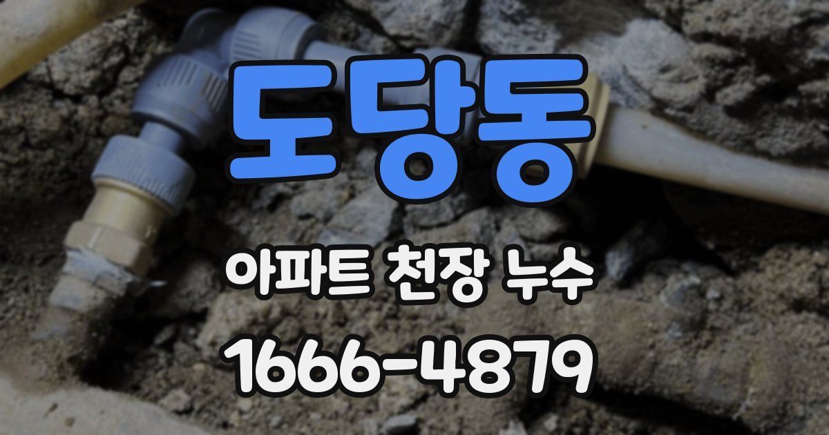 도당동 아파트 천장 누수