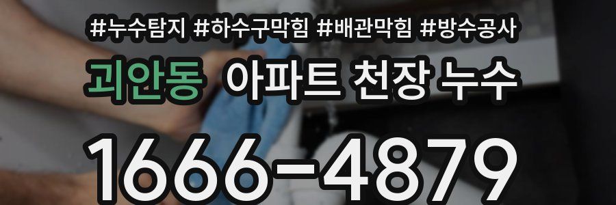 괴안동 아파트 천장 누수