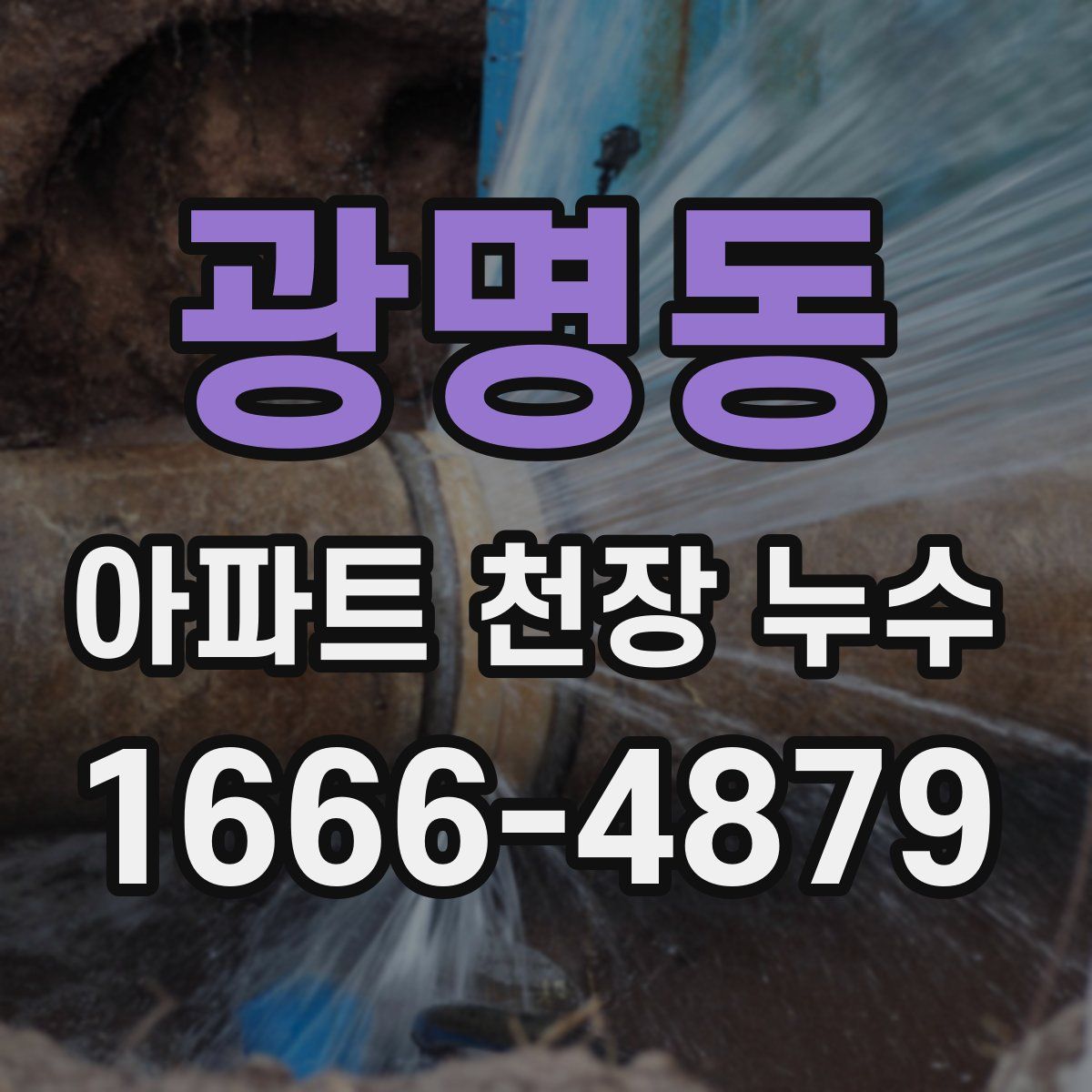 광명동 아파트 천장 누수