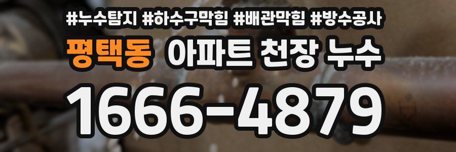 평택동 아파트 천장 누수
