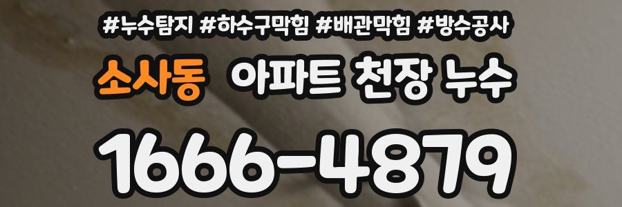 소사동 아파트 천장 누수