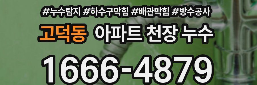 고덕동 아파트 천장 누수