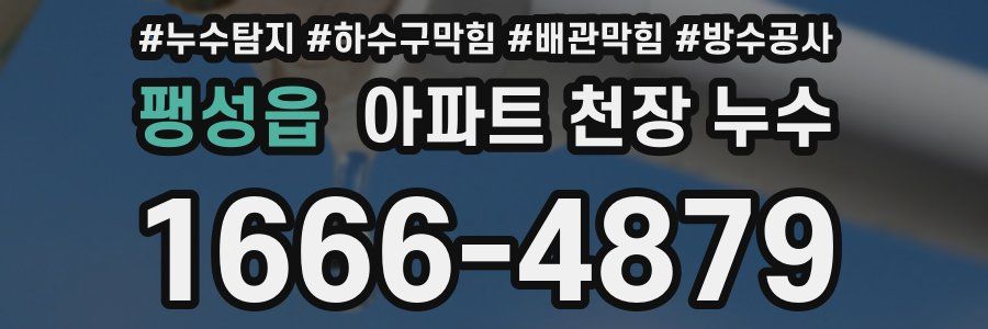 팽성읍 아파트 천장 누수