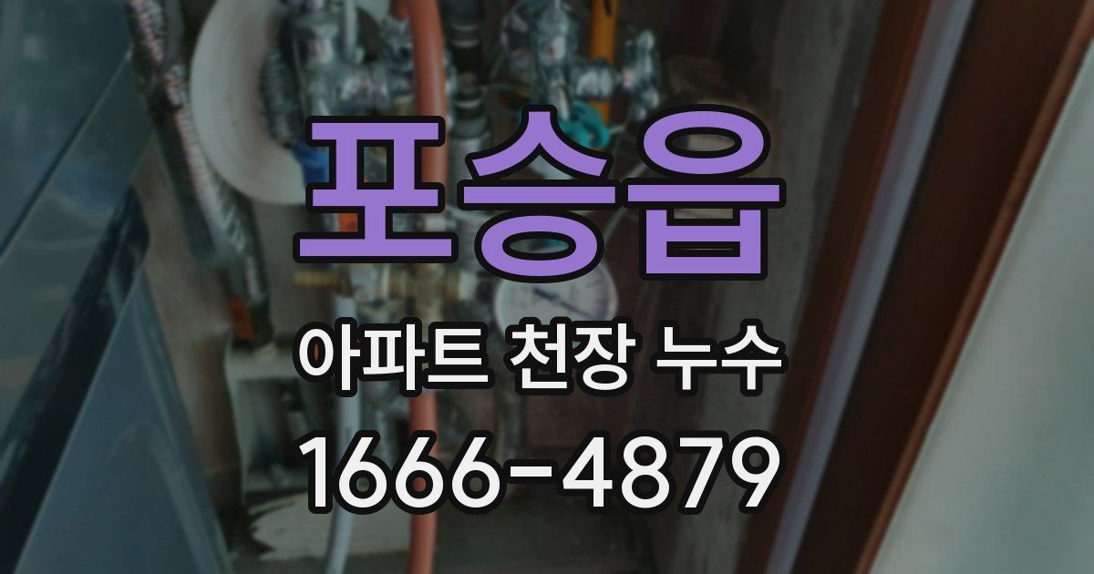 포승읍 아파트 천장 누수