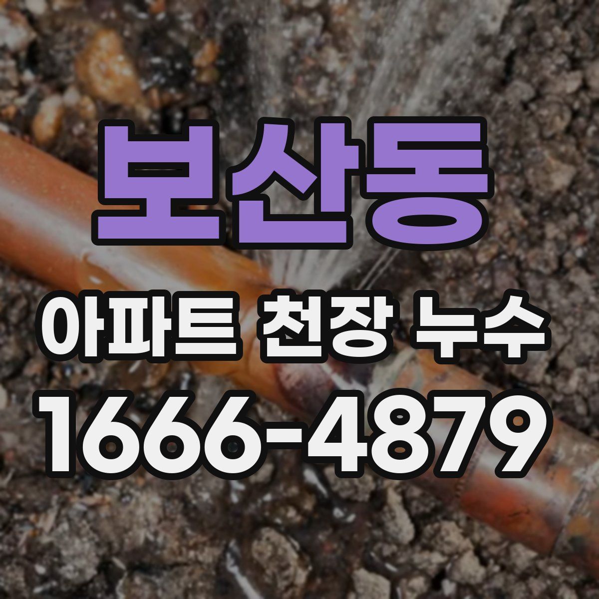 보산동 아파트 천장 누수
