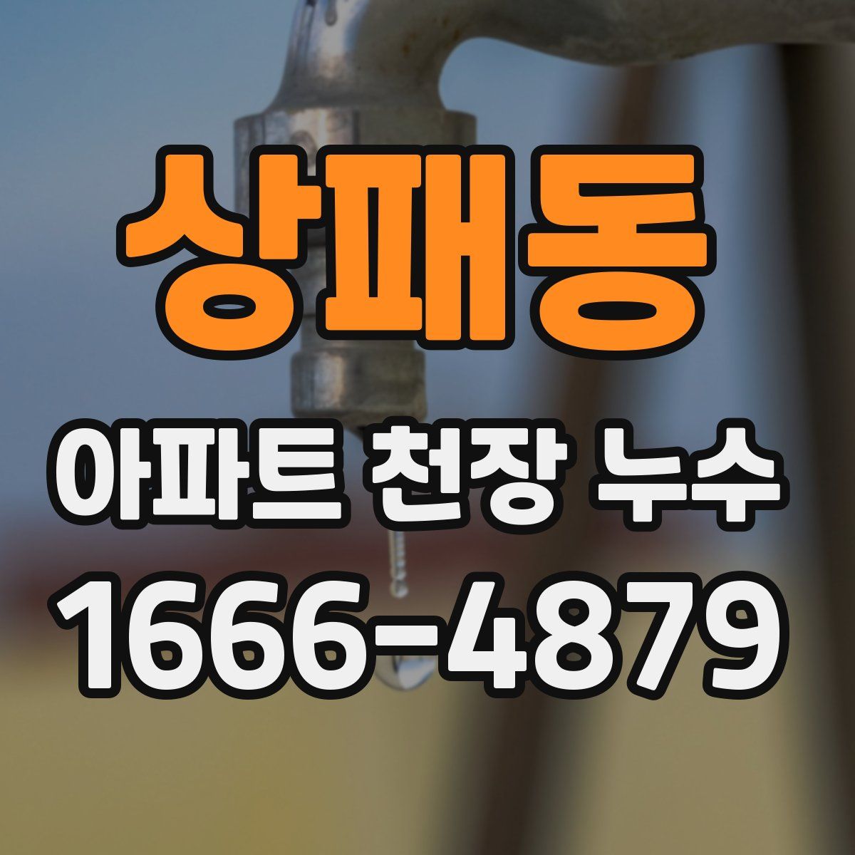 상패동 아파트 천장 누수