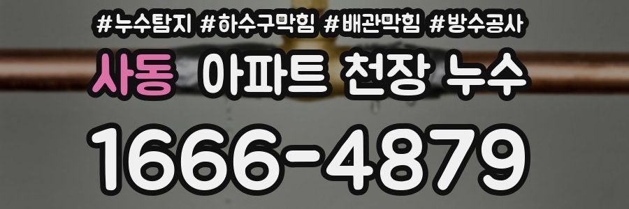 사동 아파트 천장 누수