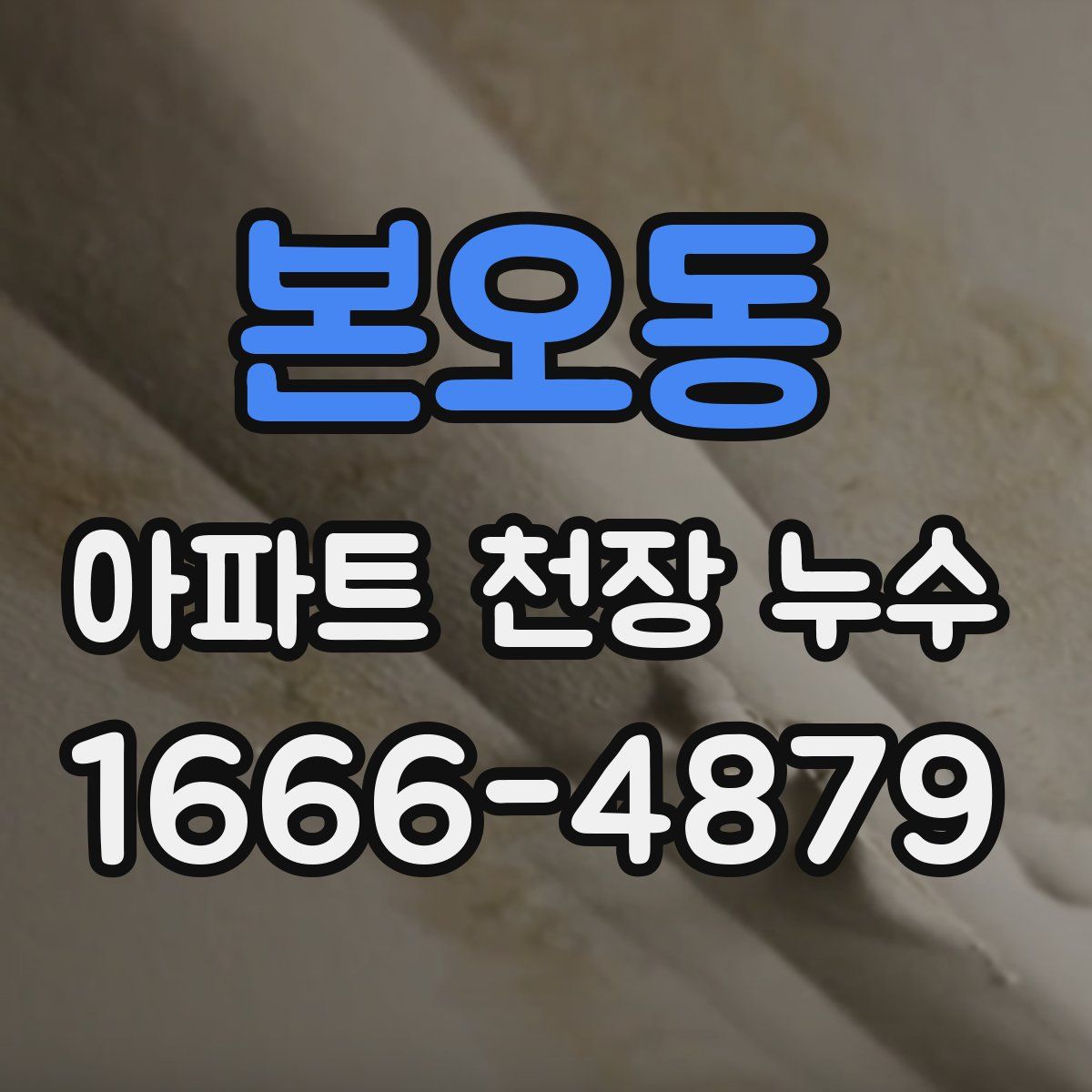 본오동 아파트 천장 누수