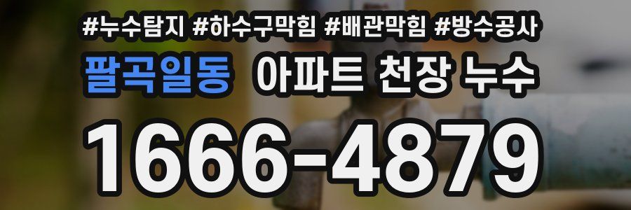 팔곡일동 아파트 천장 누수