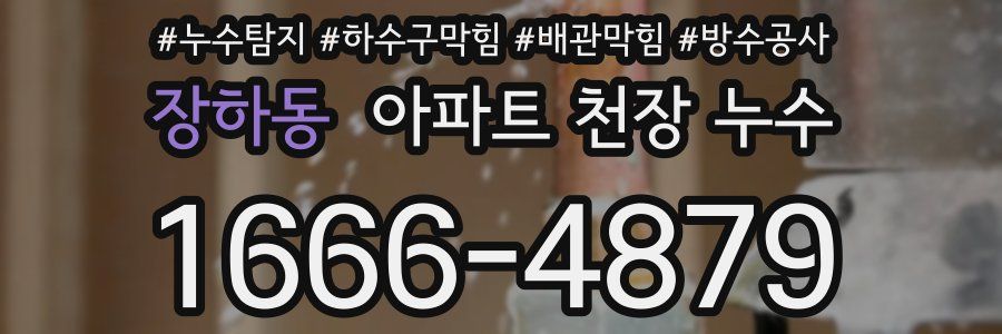 장하동 아파트 천장 누수