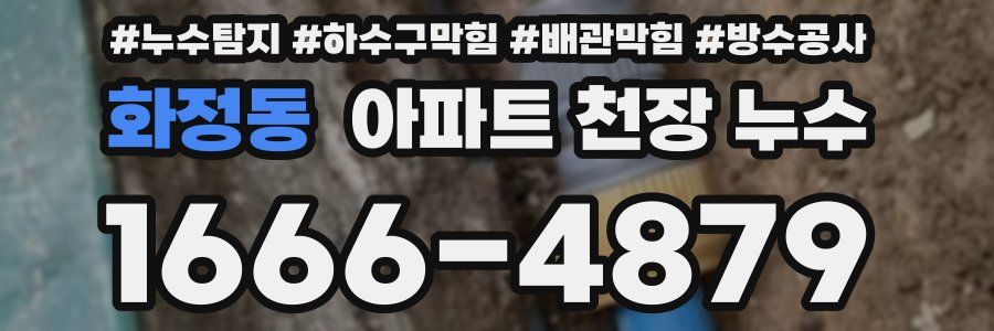 화정동 아파트 천장 누수
