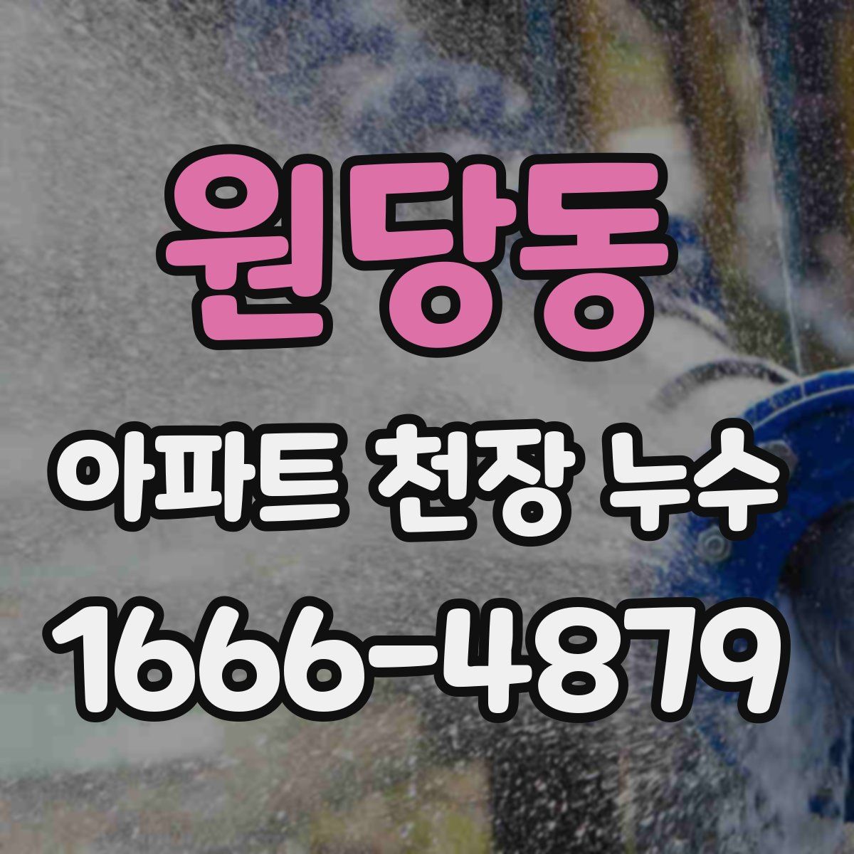 원당동 아파트 천장 누수
