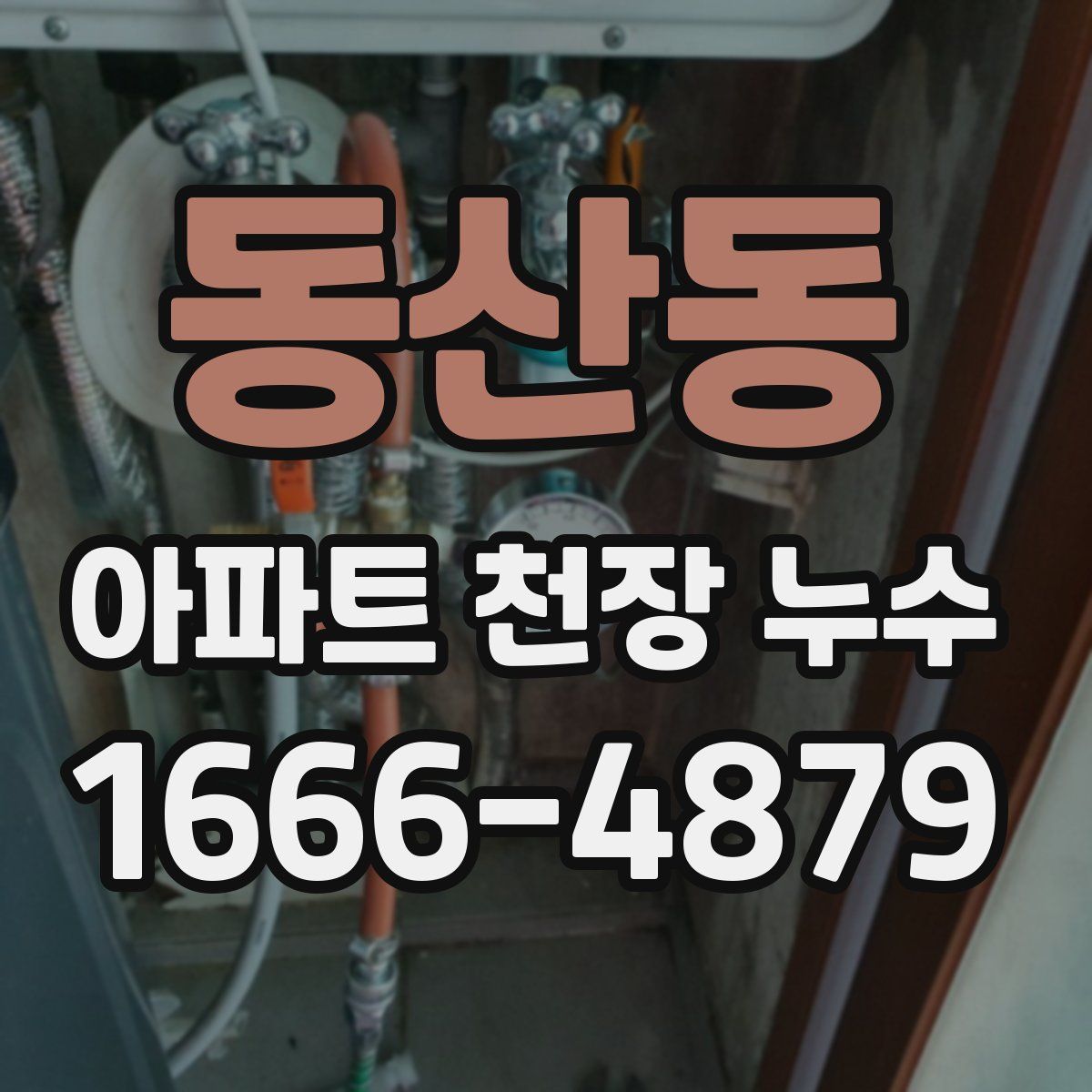 동산동 아파트 천장 누수