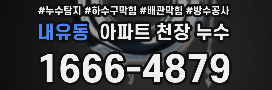 내유동 아파트 천장 누수