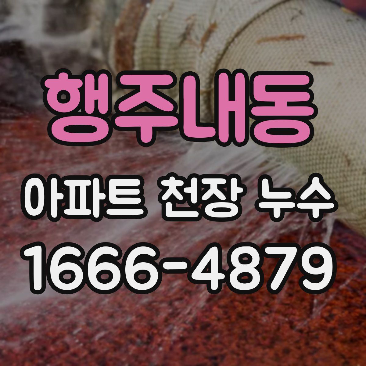 행주내동 아파트 천장 누수