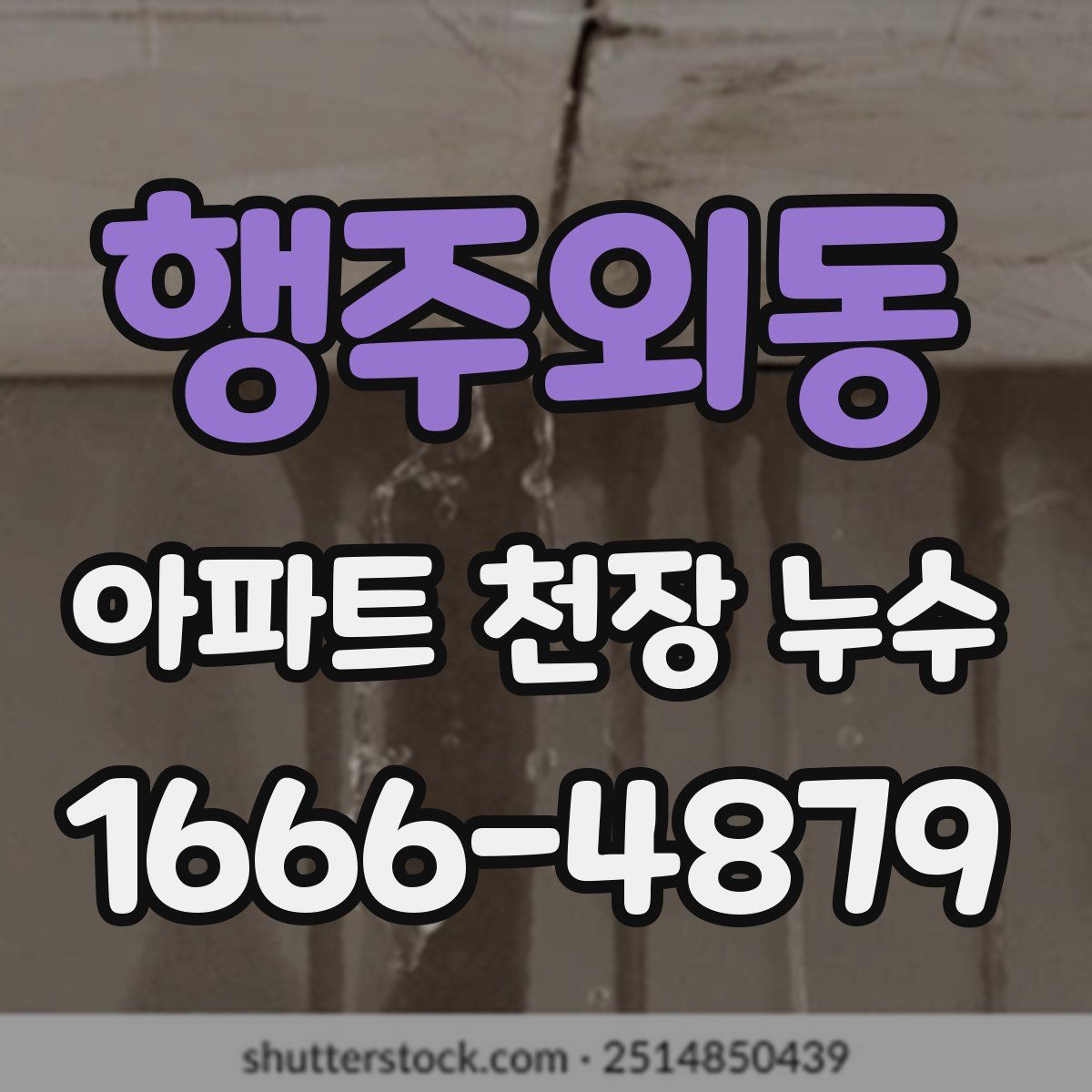 행주외동 아파트 천장 누수