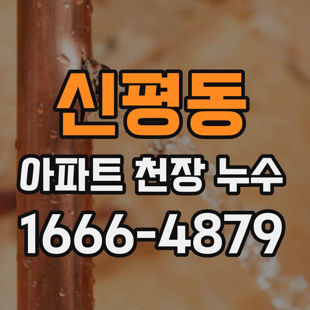 신평동 아파트 천장 누수