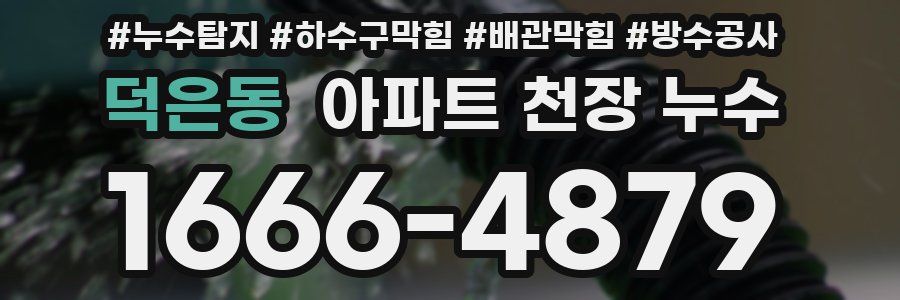덕은동 아파트 천장 누수