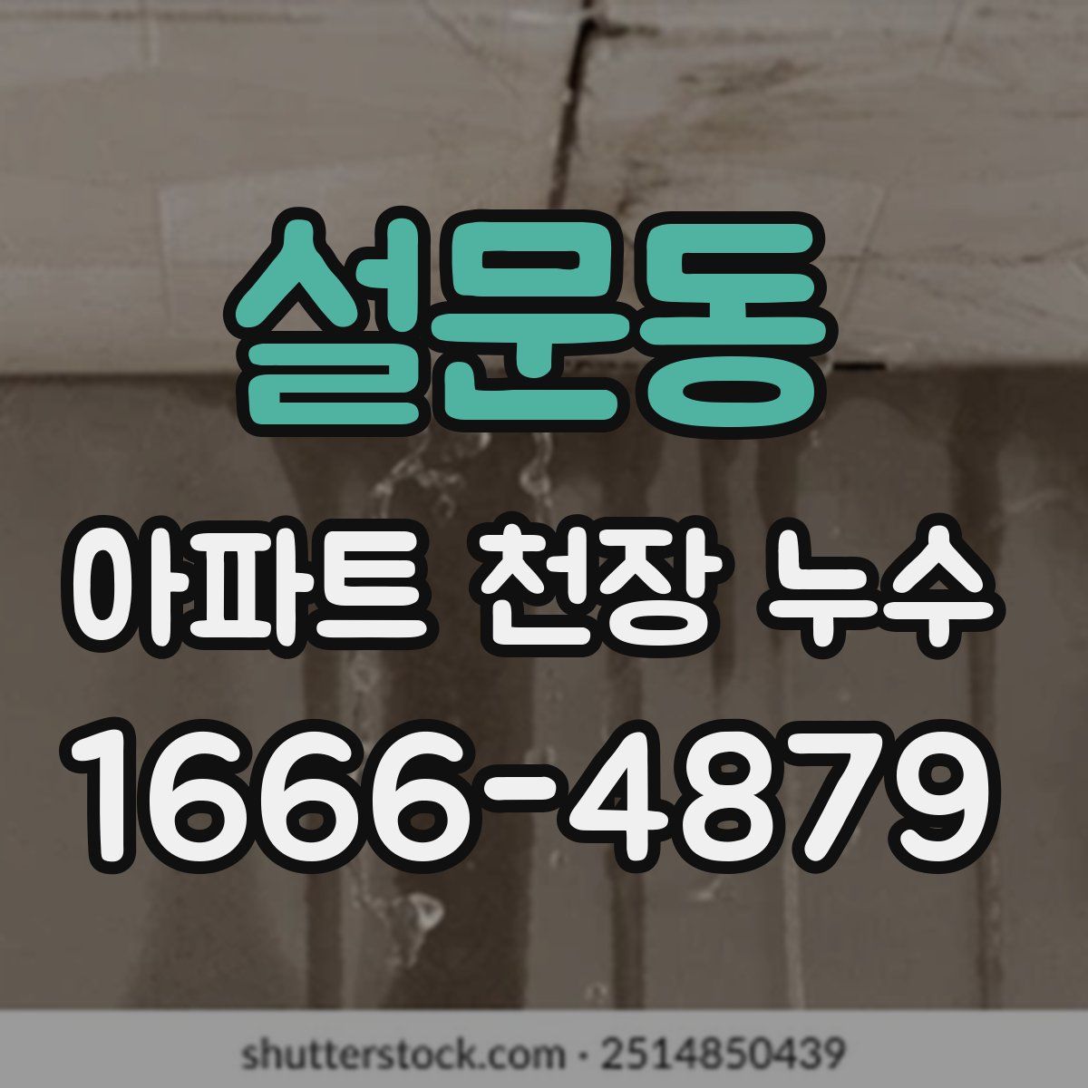설문동 아파트 천장 누수