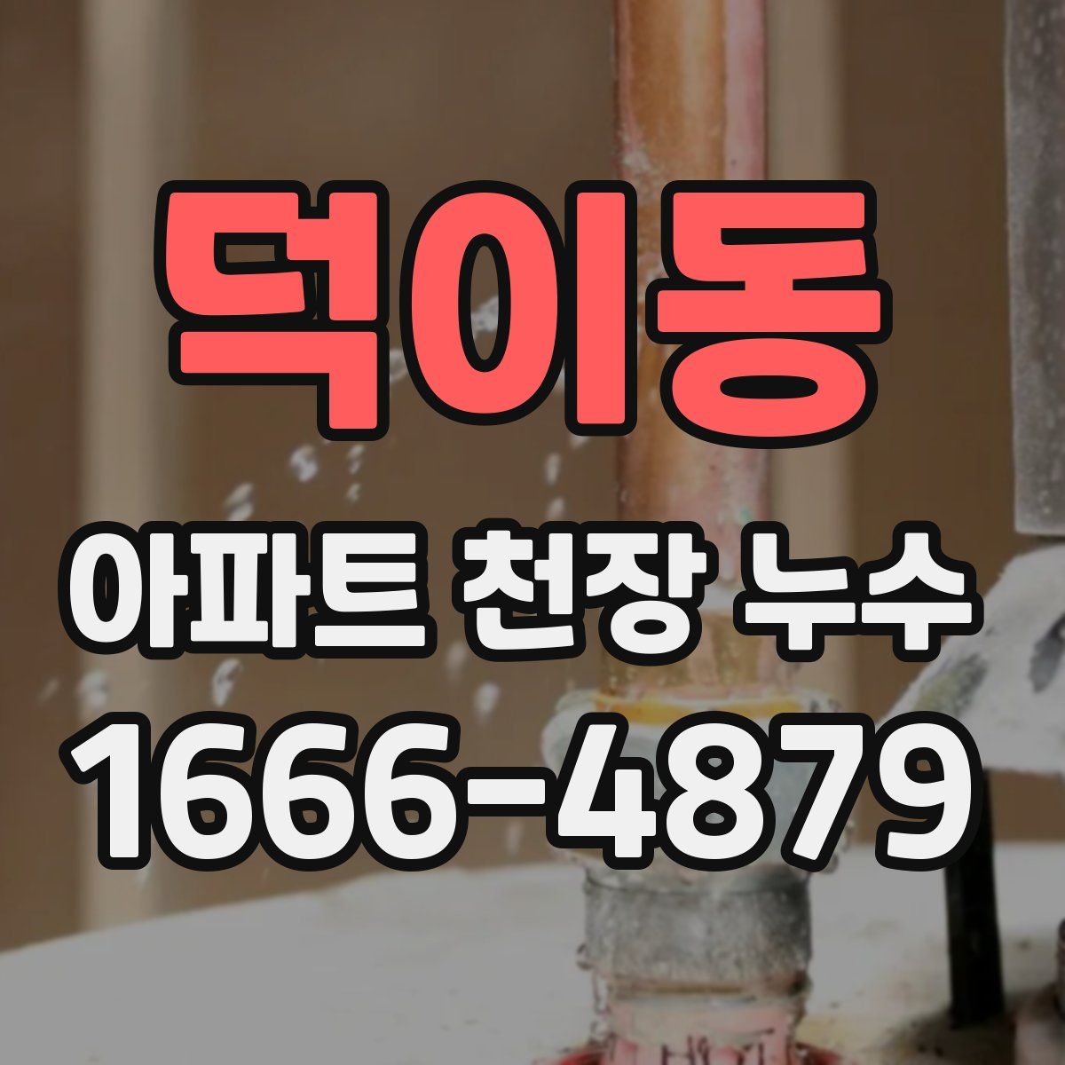 덕이동 아파트 천장 누수