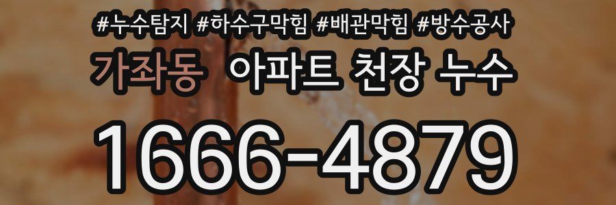 가좌동 아파트 천장 누수