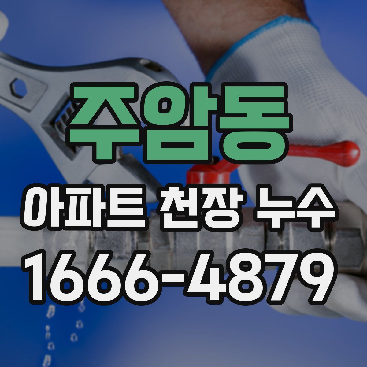 주암동 아파트 천장 누수