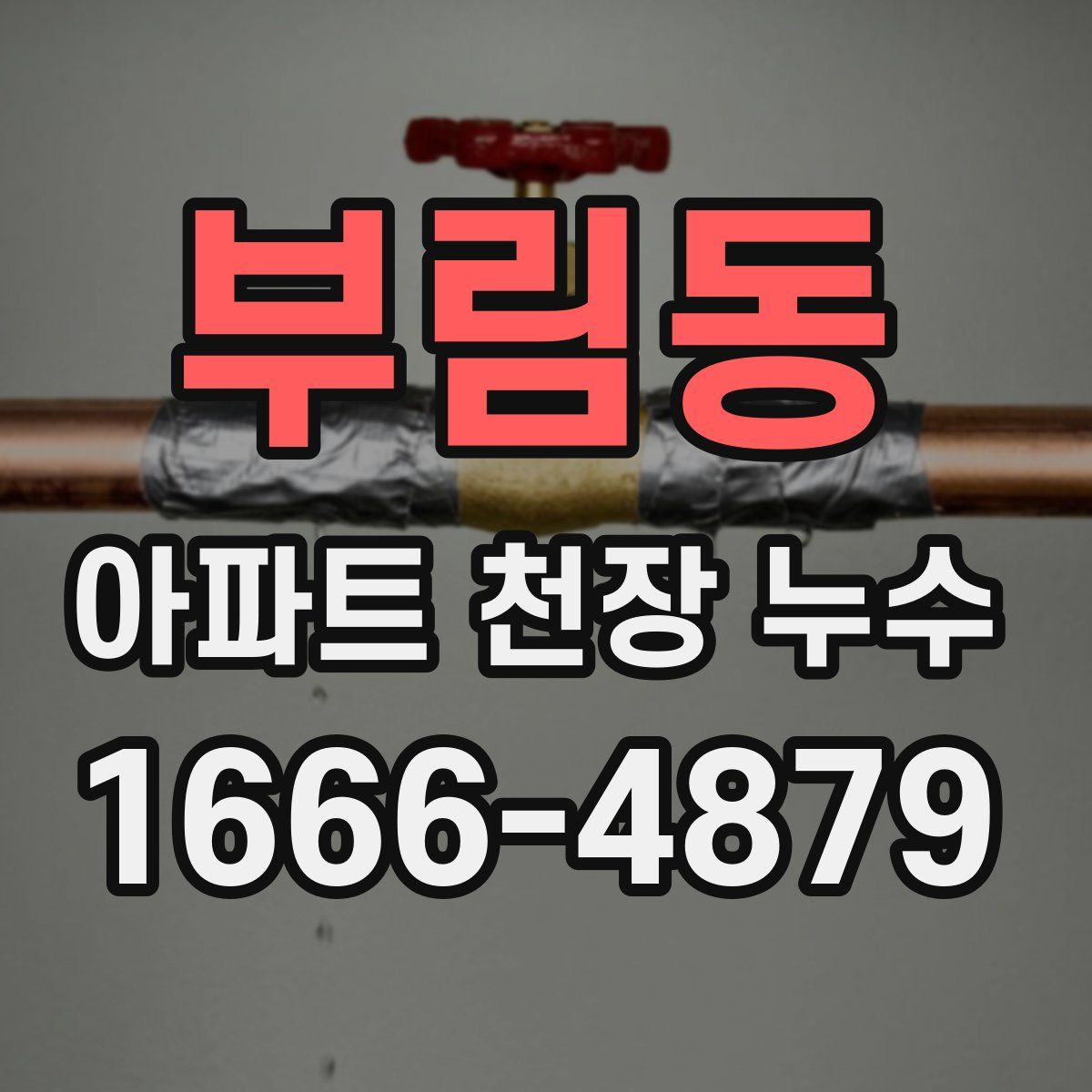 부림동 아파트 천장 누수