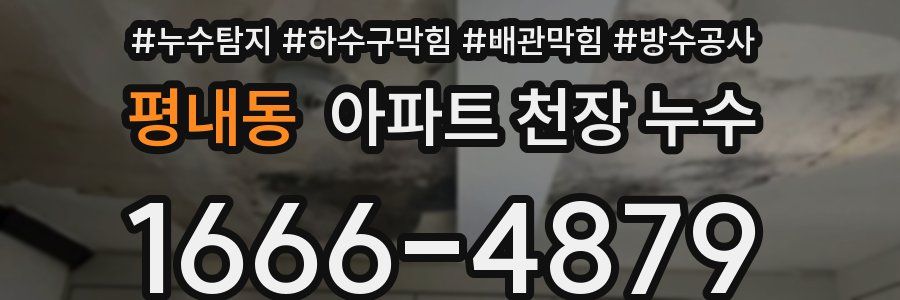 평내동 아파트 천장 누수