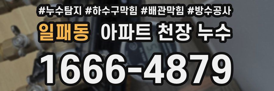 일패동 아파트 천장 누수
