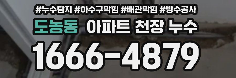 도농동 아파트 천장 누수
