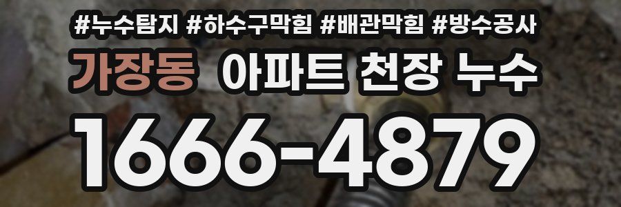 가장동 아파트 천장 누수