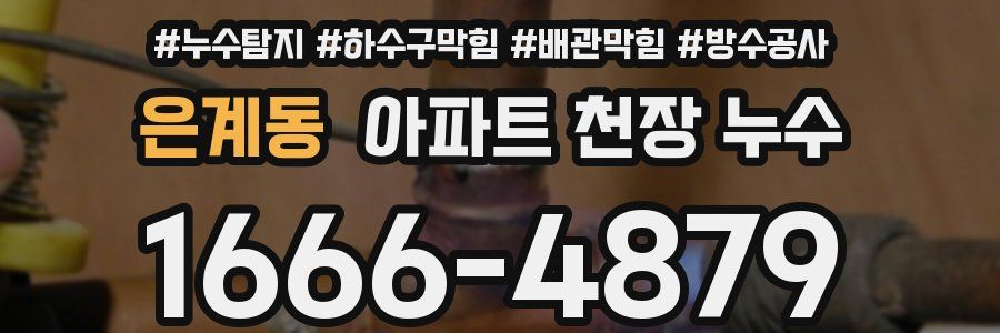 은계동 아파트 천장 누수