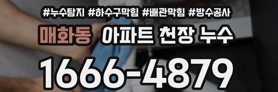 매화동 아파트 천장 누수