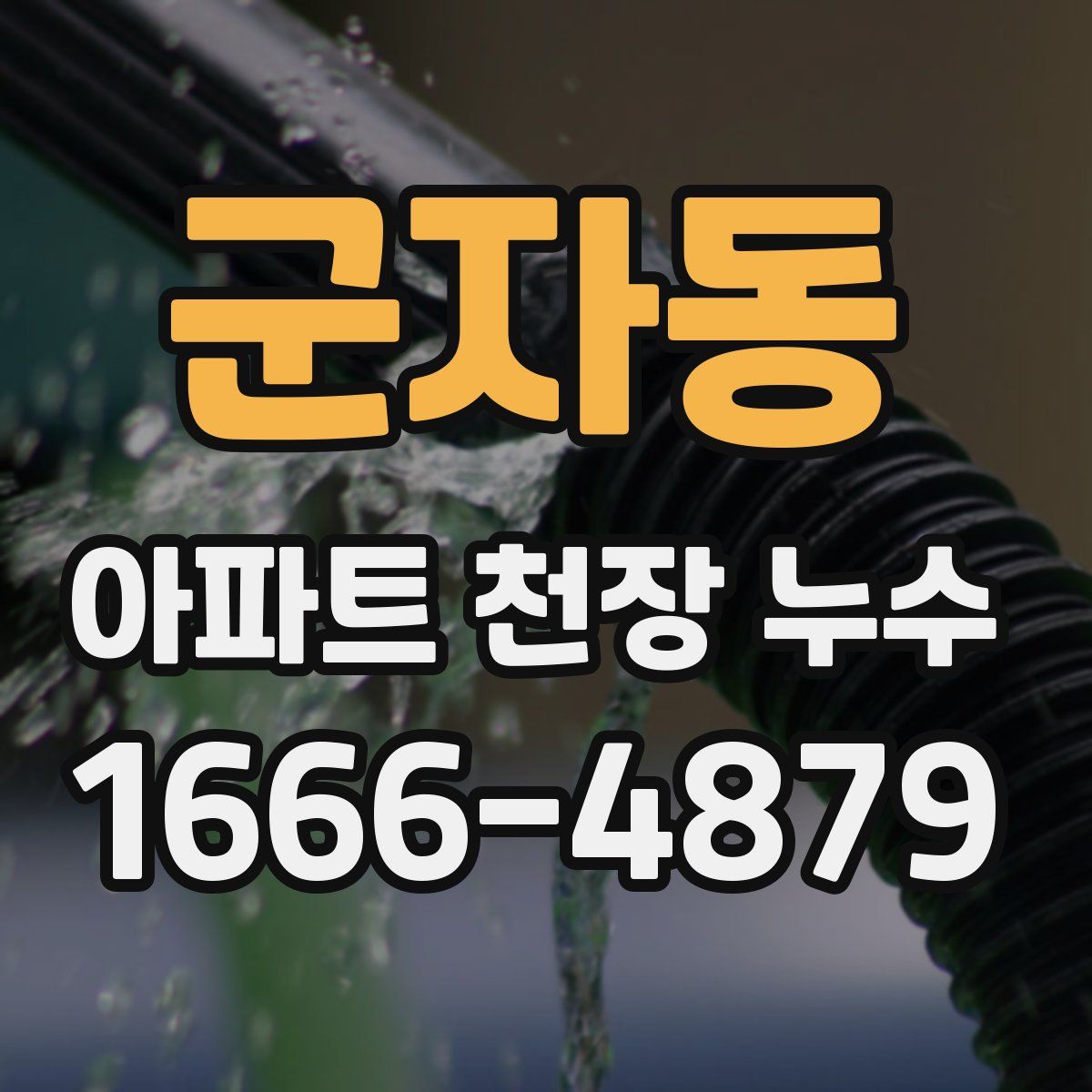 군자동 아파트 천장 누수