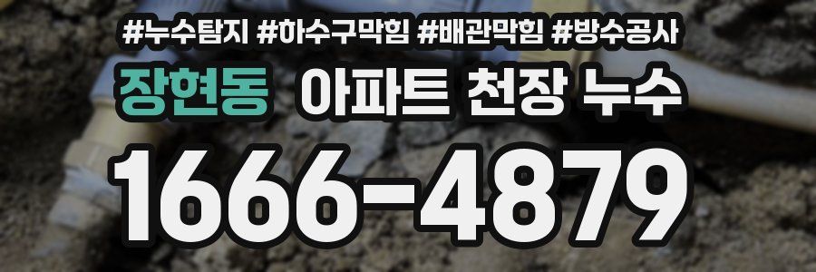 장현동 아파트 천장 누수