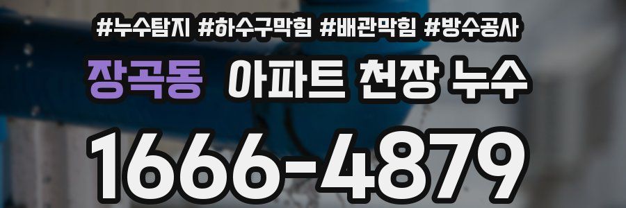 장곡동 아파트 천장 누수
