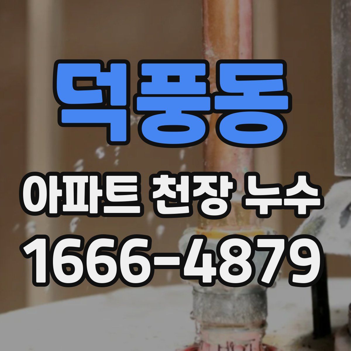 덕풍동 아파트 천장 누수