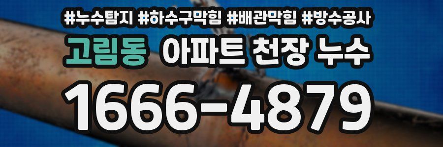 고림동 아파트 천장 누수