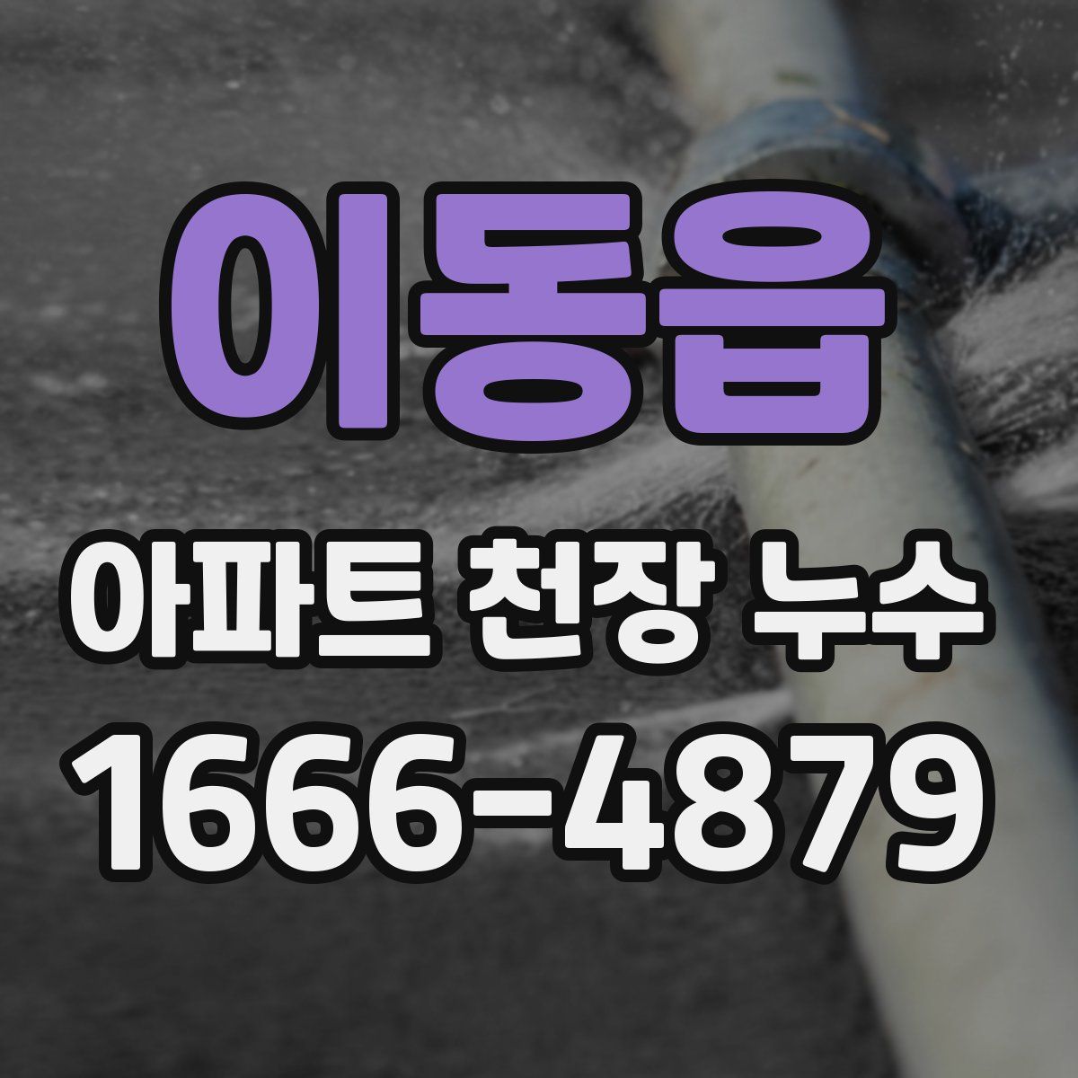 이동읍 아파트 천장 누수