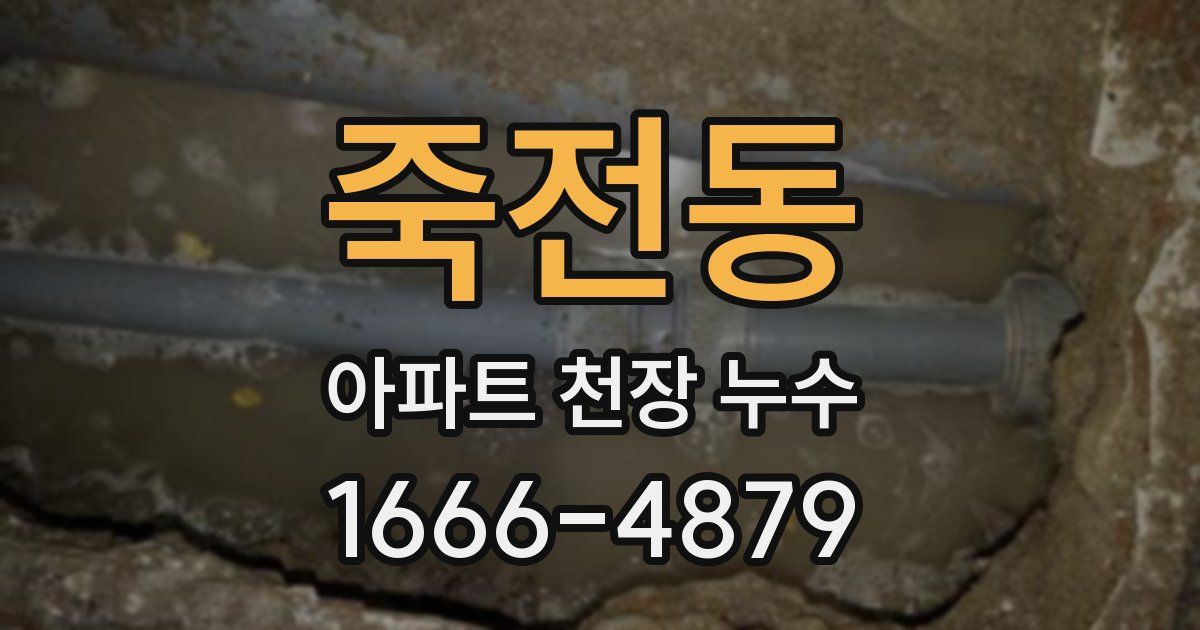 죽전동 아파트 천장 누수
