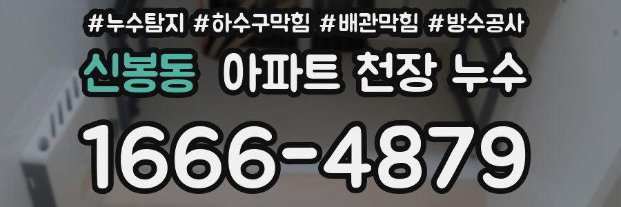 신봉동 아파트 천장 누수