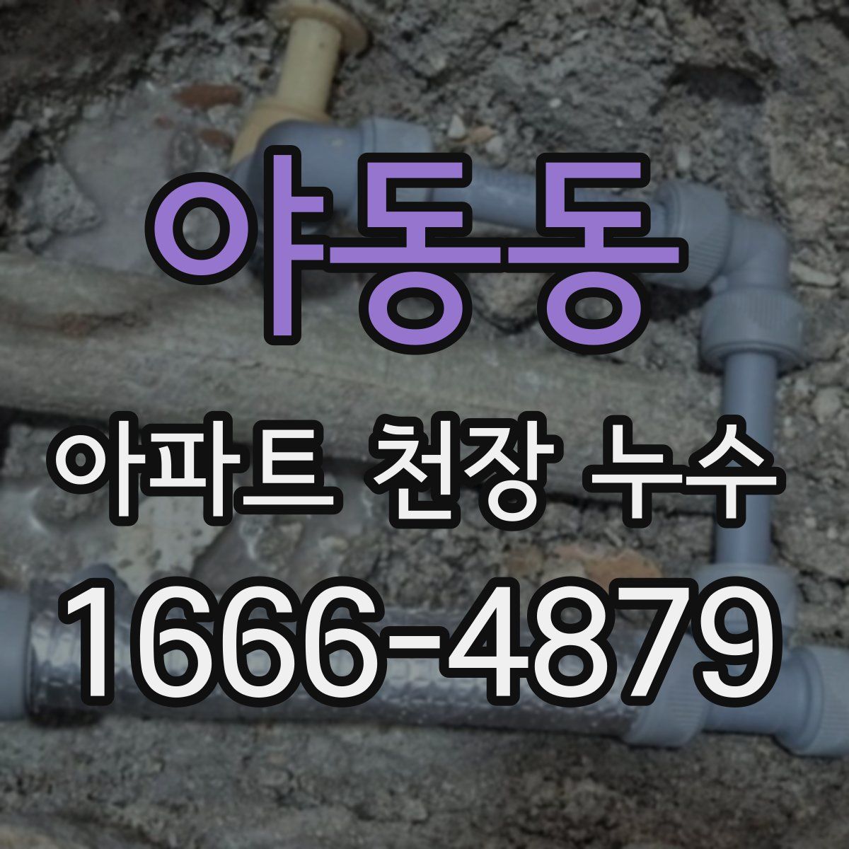 야동동 아파트 천장 누수