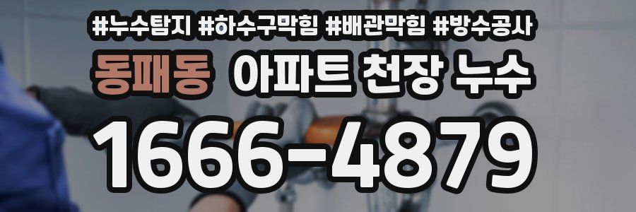 동패동 아파트 천장 누수