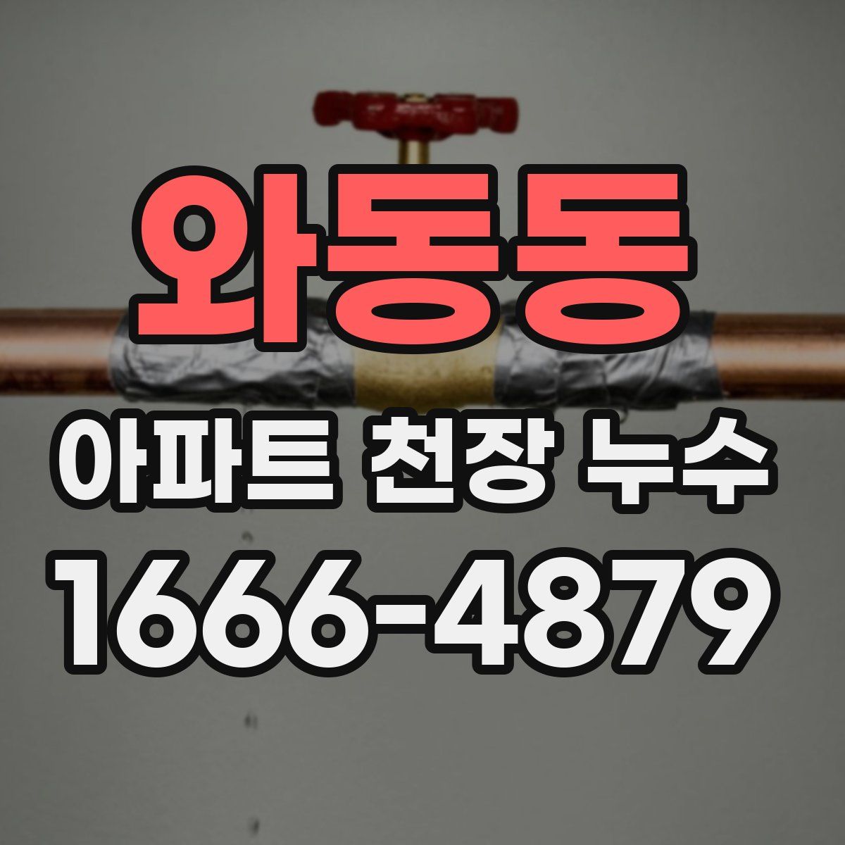와동동 아파트 천장 누수
