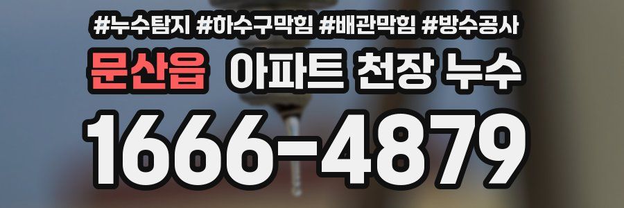 문산읍 아파트 천장 누수